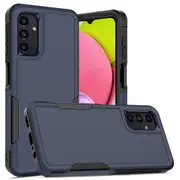 ZUSLAB Galaxy A13 4G / 5G Case Rugged Defender Protective Heavy Duty Shockproof Dustproof Cover for Samsung - Blue