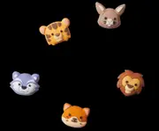 Crocs Teensy Animals Charms Jibbitz Shoe Charms - 5 Pack
