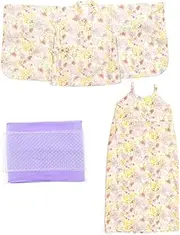 LAURA ASHLEY NB701010 Yukata Set, 43.3 inches (110 cm), Children's Yukata Set, Dress, Fireworks Display, Summer Festival, Girls, Colorful Candy Style