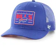 47 Buffalo Bills NFL Trucker RF Unisex Baseball Cap, Adjustable, Team Badge, Royal Blue, Royal Blue, One size