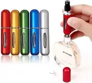 Refillable Perfume Atomiser 5ml Spray Pump Portable Bottles Ideal for Travel UK