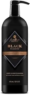 Jack Black Black Reserve Body & Hair Cleanser, Men’s Body Wash, Shampoo Haircare, Dual-Purpose Men’s Cleanser, Sulfate-Free