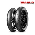 【PIRELLI 倍耐力】DIABLO ROSSO SPORT輕檔車專用-運動型 17吋(140/70-17 66S 紅惡魔 SPORT)