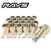 RAYS VOLK RACING 20 PCS GTC GT-C AV3 WHEEL SPECIAL LUG NUTS KEY 12X1.25 CHROME S (for: Suzuki)