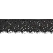 Ouch Black & White Lace Mask Elastic Straps