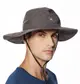 【【蘋果戶外】】荒野 W2017-99 灰 中性 抗UV 防水保暖盤帽 保暖帽 防水帽 大盤帽 圓盤帽 防晒帽 WildLand