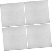 TEHAUX Decorative Felt Bulletin Boards 4 Pack Square Tiles Self Adhesive Wall Memo Pad Office Decor