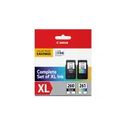 Canon PG-260 XL / CLI-261 XL Genuine Ink Value Pack 2 Cartridges Compatible