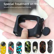 For Insta360 GO 3 Action Camera Silicone Protective Case Lens Cap Cover Lanyard
