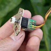 Micro Mini 15MM 2-phase 4-wire Full Metal Gearbox Gear Stepper Motor Robot 1:63