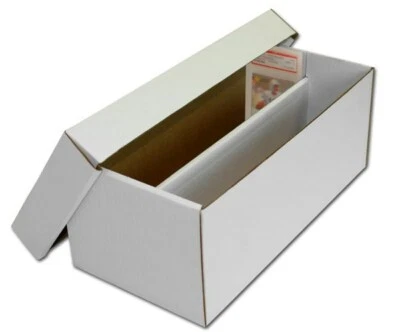 Lot of 5 BCW Baseball / Trading Card 2-Row Graded Shoe Boxes storage box