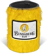 Bundy Bundaberg Bear Yellow Furry Can Cooler Stubby holder