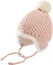 [WITHMOONS] Winter Warm Baby Infant Knit Earflap Pom Beanie Hat Toddler XZJ0067
