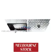 Pair of Aluminium Toolbox Under Tray Under Body Ute Truck Tool Box 750x250x400mm
