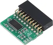 TPM 2.0 Module,20 Pin Encryption Security for AOM-TPM-9665V TCG 2.0,with LPC Interface,Small Size,Green PCB,Vertical Structure,Compatible for PC