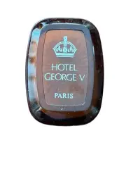 Vintage George V Hotel Paris Soap Plastic Case Leonard Savon