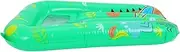 Inflatable Kids Pool Float with See Through Window Cartoon Pattern Water Slide Toy for Summer Pool Party Favors