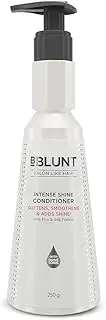 BBlunt Intense Shine Conditioner with Rice & Silk Protein for Softer, Smoother & Shinier Hair 250 g