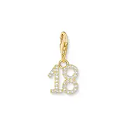 Buy Number 18 gold charm by Thomas Sabo online - THOMAS SABO Australia