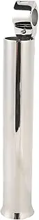 Pyhodi 316 Stainless Steel Marine Fishing Rod Holder, Stable Support Deck Mount Rail Mount Adjustable Swivel Fishing Pole Holder for Yachts Boats Saltwater Freshwater