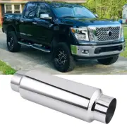 For Nissan Ti-tan 5.6L 3" In/Out 12" Exhaust Muffler Resonator Deep Tone Weld-On (for: Nissan)