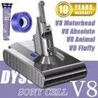 9500mAh Battery For Dyson V8 SV10 Absolute V8 Animal 396035-05 & Pre/Post Filter