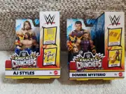 WWE Knuckle Crunchers AJ STYLES & "DIRTY" DOMINIK MYSTERIO 3.5" Figures! New
