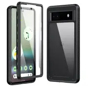 For Google Pixel 6a Shockproof Full Case, Built-In Screen Protector Phone Cover