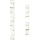 5pcs Sheer Curtain Window Screen Window Sheer Rod Pocket Sunflower Pattern