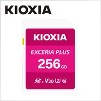 在飛比找PChome24h購物優惠-KIOXIA EXCERIA PLUS 256GB UHS-