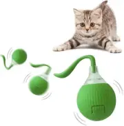 Interactive Cat Ball Toy Motion-Activated, 360 Rotation with LED Light, USB
