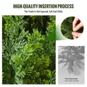 4 Foot Artificial Cedar Topiary Trees Indoor Outdoor Decoration UV Resistant