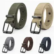 Men Army Military Tactical Belt Nylon Canvas Waist Belt Casual Jeans Waistband☆
