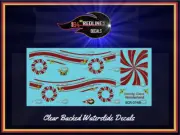 1/64 '55 Chevy Candy Cane Wonderland' Replica Decal SCR-1009