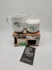 Corelle "Callaway" Stoneware Cream & Sugar Set-In Box