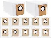 YBVABE 11Pack Dust Bags for Dreame L10s Ultra/L20 Ultra/L10s Pro Ultra Heat/X30 Ultra/X40 Ultra Robot Vacuum Self-Emptying Base, 3L Large Capacity Disposable Vacuum Bag Replacement Accessories