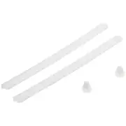 8 Pcs White Heavy Duty Cabinet Drawer Tray Slide Rails Cabinet