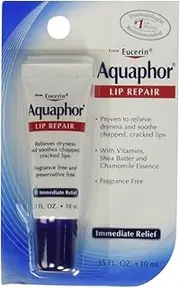 [Aquaphor] Lip Repair Tube Blister Card, 0.35 Ounce (Pack of 4)