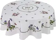 Avanti Portmeirion Botanic Garden Tablecloth, 70-Inch Round
