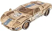 UGEARS UGT-24 Endurance Racing Car 3D Puzzle - 1:12 Scale Mechanical Wooden Model Kit for Adults - Sports Car Model Kit - Racing Car 3D Wooden Puzzle for Adults 970 Pieces