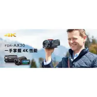 在飛比找蝦皮購物優惠-索尼公司貨 SONY FDR-AX30 錄影 防手震 4K 