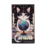 Cat Pocket Tarot 78pcs English Version Tarot Oracle Deck Clear Divination Editio