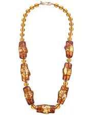Kenneth Jay Lane 18K Plated Bead Necklace