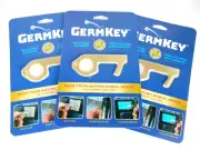 GermKey Anti-Microbial Anti-Contact Touch Free Aid - Unopened Package Lot Of 3