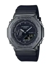 Casio G-Shock GM2100BB-1A G-Steel 2100 Series Ana-Digi Black Rubber Men's Watch