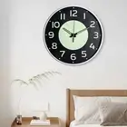 Stylish Luminous Clock for Home Decor with Silent Sweep Second Movement