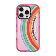 iPhone 16 Pro Impact Case MagSafe Compatible Happiness is a Journey iPhone Case by Quotes by Christie