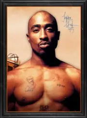 2PAC - SIGNED - A4 AUTOGRAPHED PHOTO POSTER