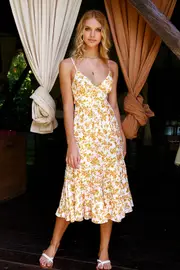 Tropical Sun Midi Dress