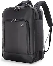 [Aerolite] 40x30x15 New and Improved 2023 British Airways, EasyJet, Virgin Atlantic, KLM Cabin Luggage Under Seat Flight Bag Backpack, Black